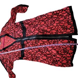 Monif C. Red Zipper dress size 2